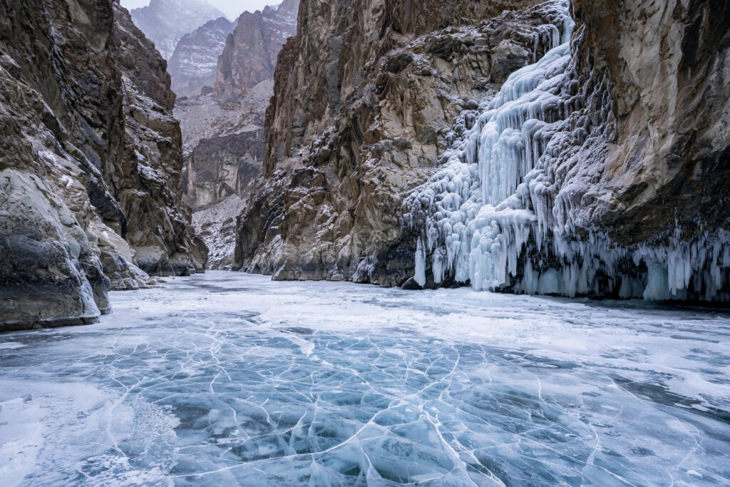 Walking on a Frozen River: Five Days of the Chadar at -20C